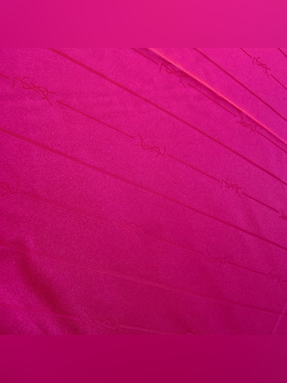YSL Bright Pink Vintage Compact Umbrella/Parasol - Picture 5 of 6